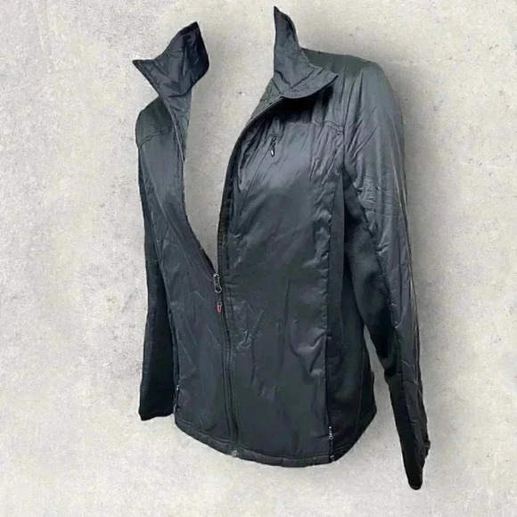 Lands End light weight jacket Black size Small some peeling under arms - Picture 3 of 13